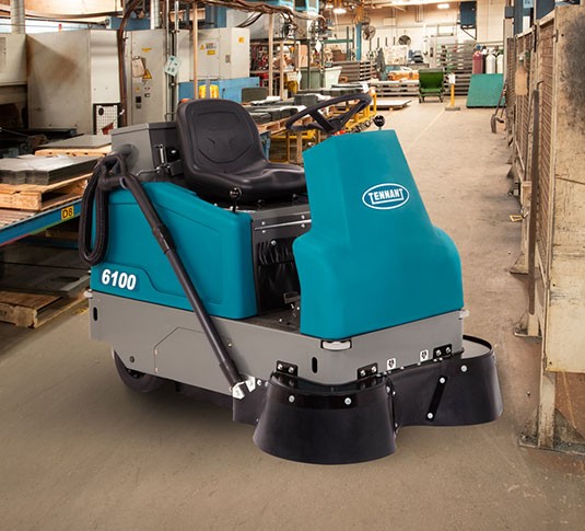 6100 Sub-Compact Battery Ride-On Floor Sweeper alt 12